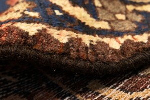 Semi Antique Rusty Red Floral 9'5X12'4 Bakhtiari Persian Rug