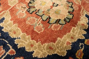 Semi Antique Rusty Red Traditional 10'4X13'6 Mahal Persian Rug
