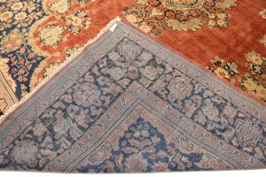 Semi Antique Rusty Red Traditional 10'4X13'6 Mahal Persian Rug