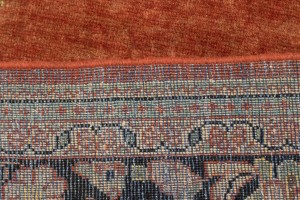 Semi Antique Rusty Red Traditional 10'4X13'6 Mahal Persian Rug