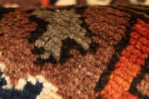 Antique Rusty Red Tribal 9X13 Bakhtiari Persian Rug