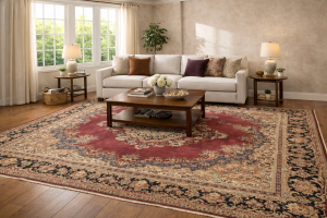 Antique Red Traditional 10X13 Mahal Persian Rug