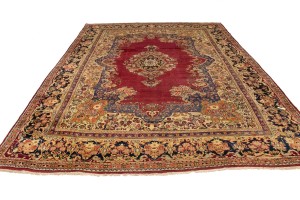 Antique Red Traditional 10X13 Mahal Persian Rug