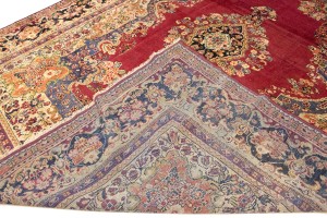Antique Red Traditional 10X13 Mahal Persian Rug