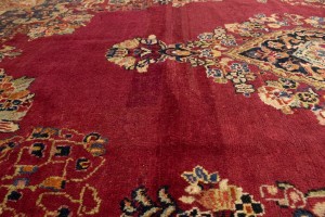 Antique Red Traditional 10X13 Mahal Persian Rug