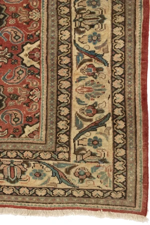 Red Antique Traditional 10X12'5 Mahal Persian Oriental Rug