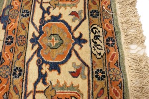 Green Floral 10X27 Heriz Sultanabad Persian Rug