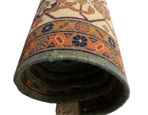 Green Floral 10X27 Heriz Sultanabad Persian Rug