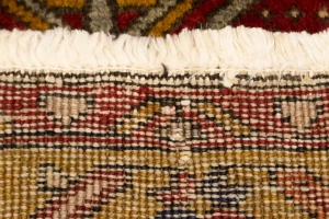 Vintage Dark Purple-navy Tribal 3'6X10'7 Karajeh Persian Runner Rug