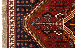 Red Tribal 3'6X5 Shiraz Persian Rug