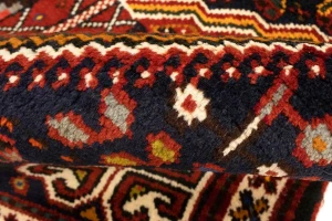 Red Tribal 3'6X5 Shiraz Persian Rug