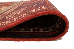 Red Tribal 3'6X5 Shiraz Persian Rug