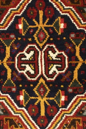 Red Tribal 3'6X5 Shiraz Persian Rug