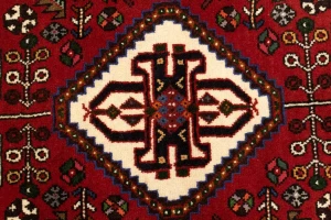 Red Tribal 3'5X5 Shiraz Persian Oriental Rug