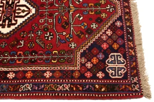Red Tribal 3'5X5 Shiraz Persian Oriental Rug