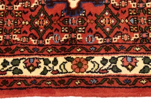 Bittersweet Red Floral 3X5 Hamedan Persian Rug