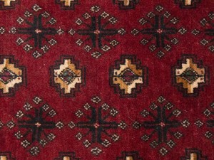 Red Vintage Tribal 3'6X6'8 Balouch Persian Oriental Rug