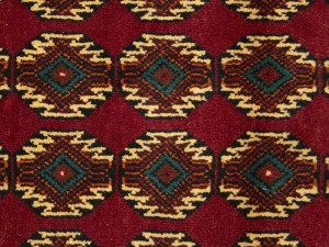 Red Vintage Tribal 3'3X6'4 Balouch Persian Oriental Rug