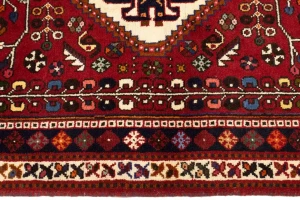 Red Tribal 3'5X5 Shiraz Persian Rug