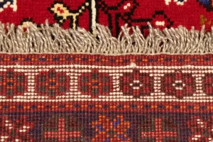 Red Tribal 3'4X5 Shiraz Persian Rug