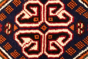 Red Tribal 3'4X5 Shiraz Persian Rug