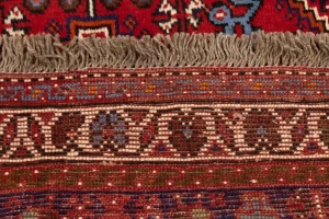 Red Tribal 3'5X5'3 Shiraz Persian Rug