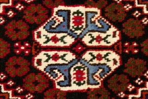 Red Tribal 3'5X5'3 Shiraz Persian Rug