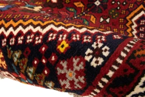 Red Tribal 3'5X5 Shiraz Persian Rug