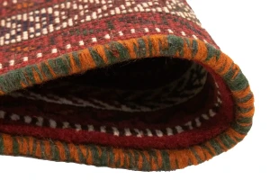 Red Tribal 3'5X5 Shiraz Persian Rug