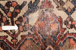 Vintage Red Floral 10X12 Bakhtiari Persian Rug