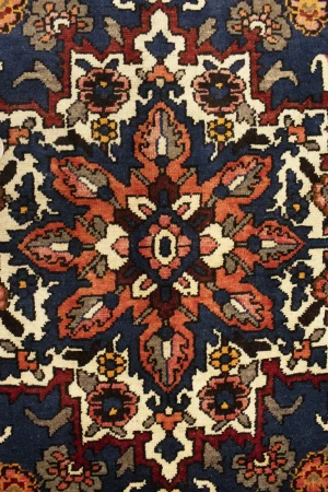 Vintage Red Floral 10X12 Bakhtiari Persian Rug