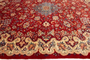Semi Antique Red Traditional 10X13 Mahal Persian Rug