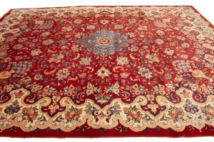 Semi Antique Red Traditional 10X13 Mahal Persian Rug