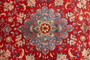 Semi Antique Red Traditional 10X13 Mahal Persian Rug