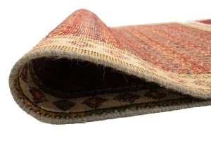 Vintage Tribal Red 3'4X9'7 Botemir Persian Runner Rug