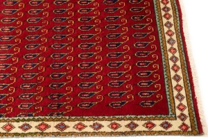 Vintage Tribal Red 3'4X9'7 Botemir Persian Runner Rug