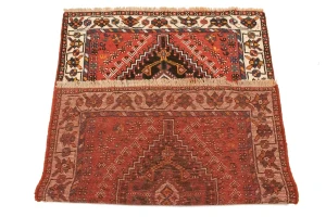 Vintage Tribal Red 3X5 Shiraz Persian Rug