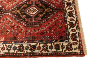 Vintage Tribal Red 3X5 Shiraz Persian Rug