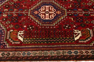 Red Tribal 3X5 Shiraz Persian Rug