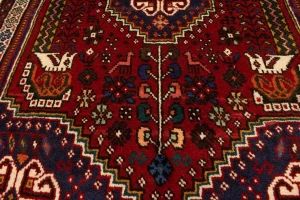 Red Tribal 3X5 Shiraz Persian Rug