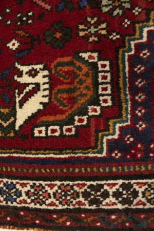 Red Tribal 3X5 Shiraz Persian Rug