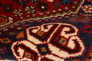 Red Tribal 3X5 Shiraz Persian Rug