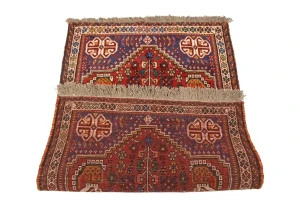 Red Tribal 3X5 Shiraz Persian Rug
