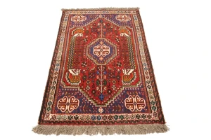 Red Tribal 3X5 Shiraz Persian Rug