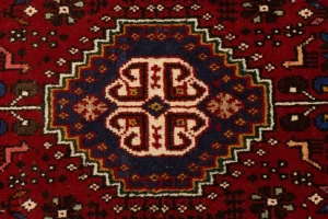 Red Tribal 3X5 Shiraz Persian Rug