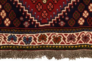 Rusty Red Tribal 3'3X4'8 Shiraz Persian Rug