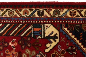 Red Tribal 3'5X5 Shiraz Persian Rug