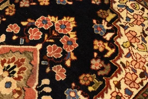 Vintage Traditional Charcoal 4'3X6'7 Mahal Persian Rug