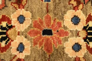 Vintage Traditional Charcoal 4'3X6'7 Mahal Persian Rug