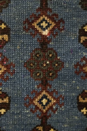 Antique Cream Tribal 4X6 Mazlaghan Persian Rug